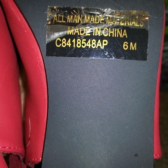 Classique Red black Sophia pump size 6 M - Picture 6 of 10